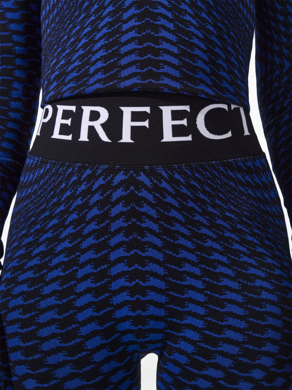 Perfect Moment Legging met jacquard Blauw