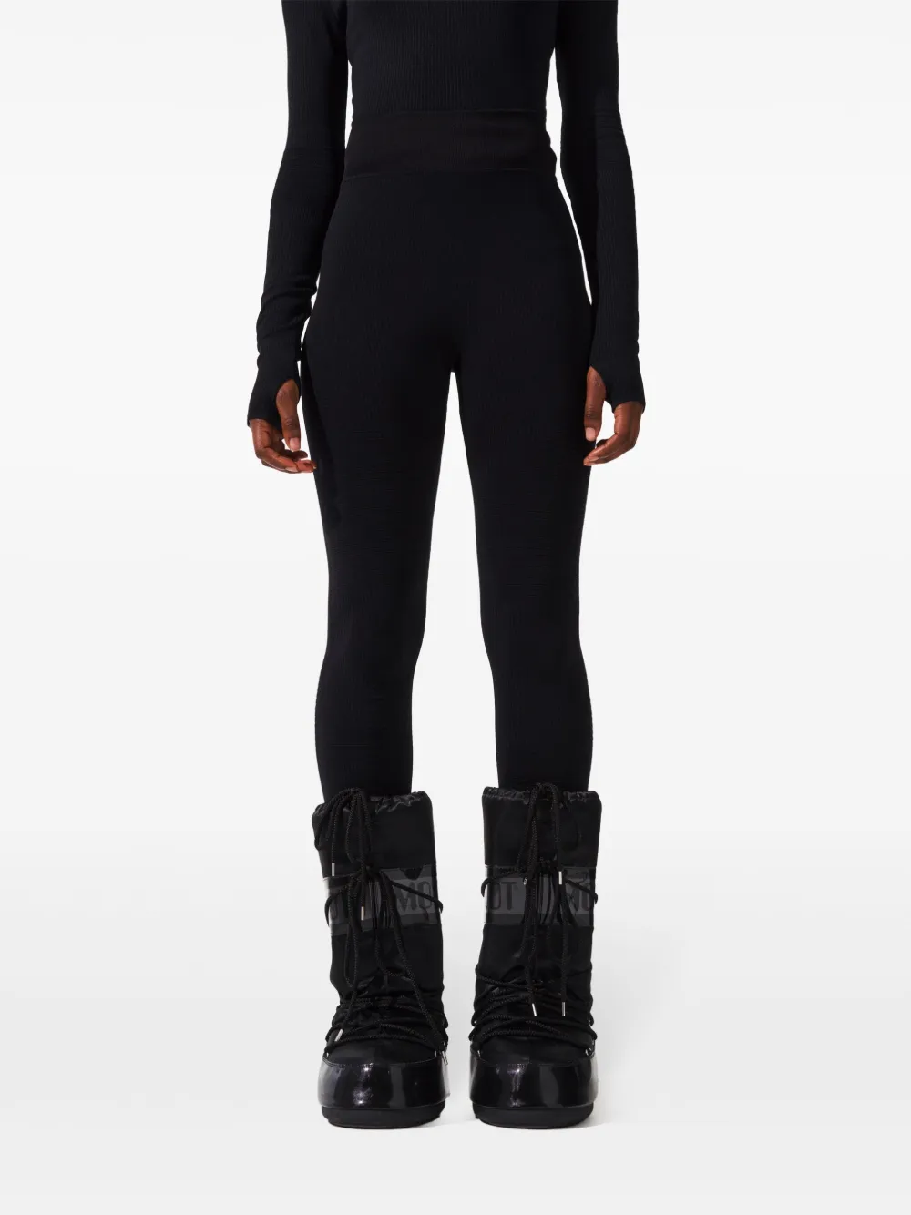 Perfect Moment Naadloze ski-legging Zwart