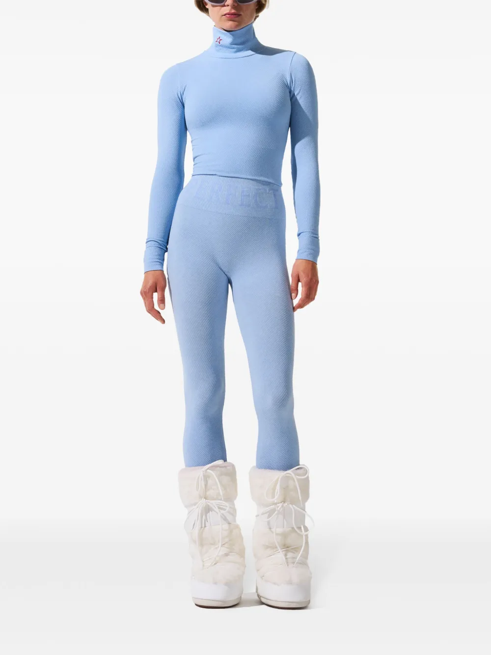 Perfect Moment logo ski leggings - Blauw