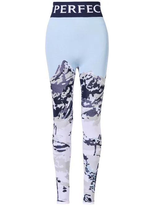 Legging à motif Landscape en jacquard - Perfect Moment - Modalova