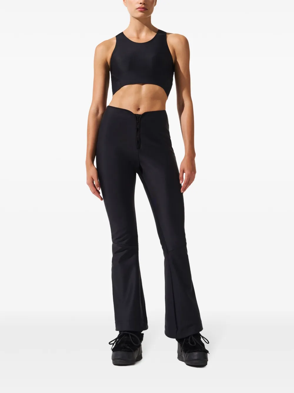 Perfect Moment cropped sports bra - Zwart