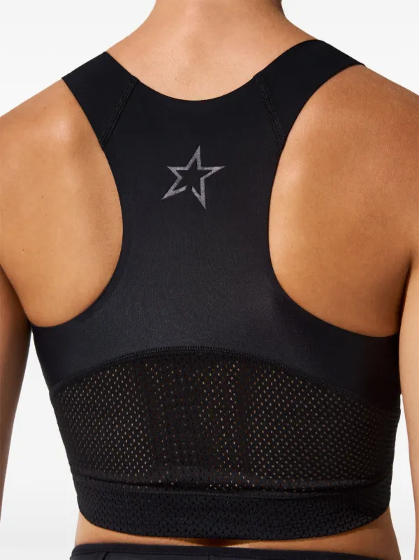 Perfect Moment Cropped Sports Bra | Black | FARFETCH