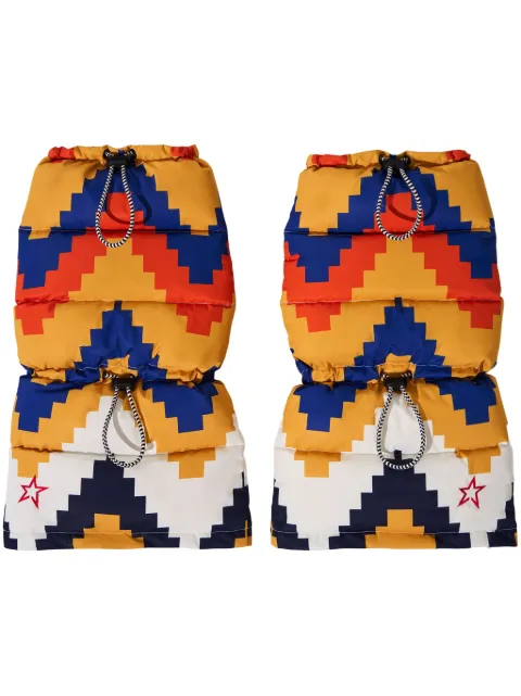 Perfect Moment chevron down leg warmers