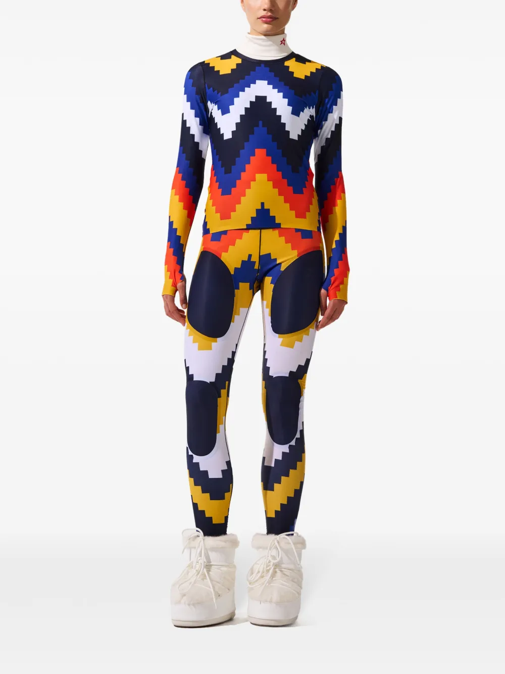 Perfect Moment chevron-print compression leggings | Performance Leggings | Image 2