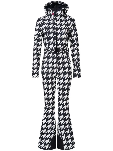 Perfect Moment houndstooth-print ski suit