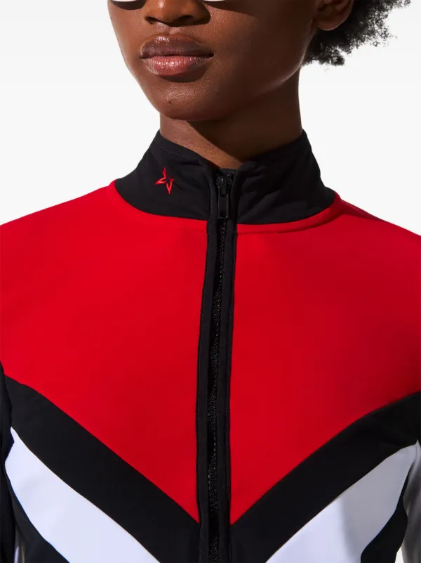 Perfect Moment JG zip-up Top | Black | FARFETCH