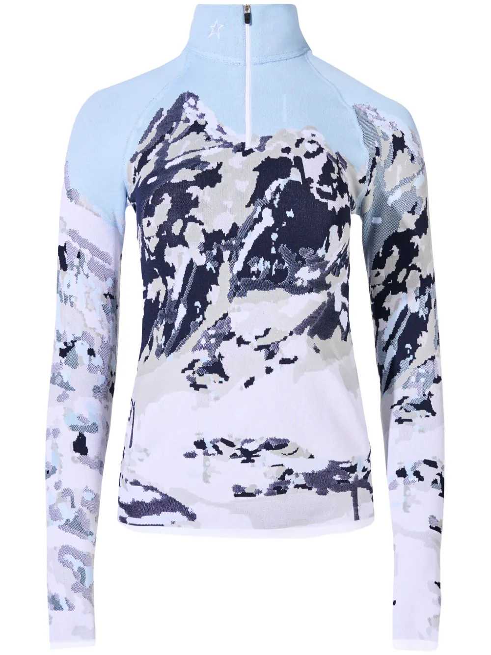 Perfect Moment Landscape-jacquard base layer | White | Image 1