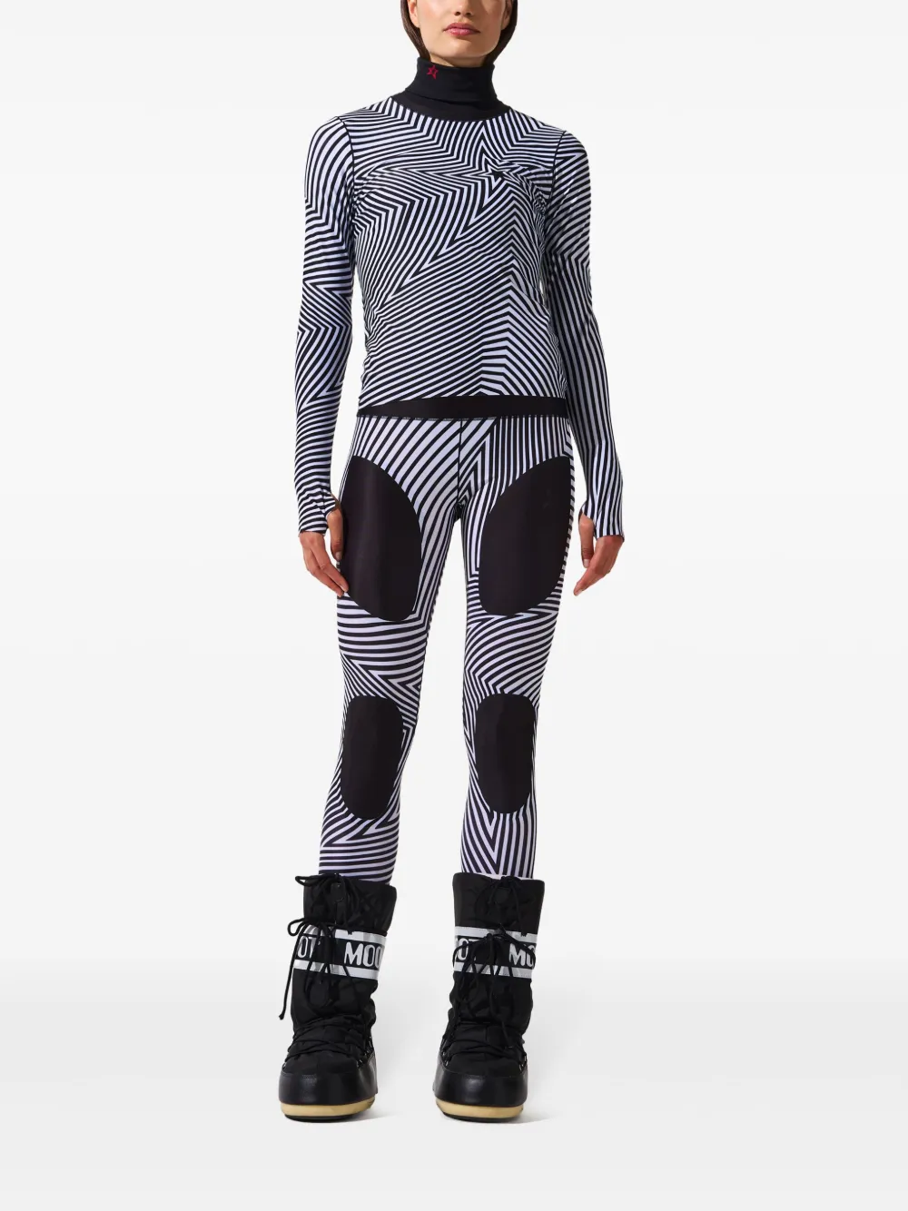 Perfect Moment Warped Star compression T-shirt - Zwart