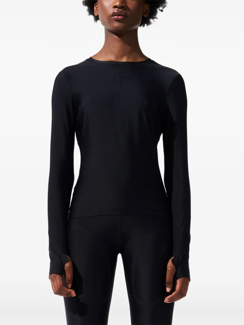 Perfect Moment Compression Base Layer Top Xl In Black