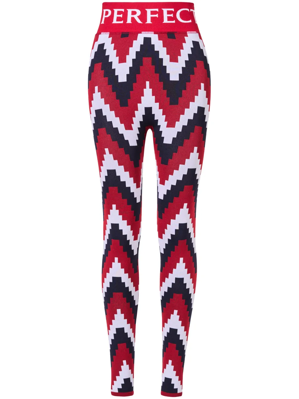 Perfect Moment Legging met jacquard Rood
