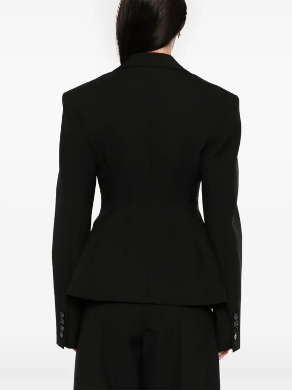 【Stella McCartney】　美品　セットアップスーツ　ブラック38 Stella McCartney Sculpted Blazer | Black | FARFETCH