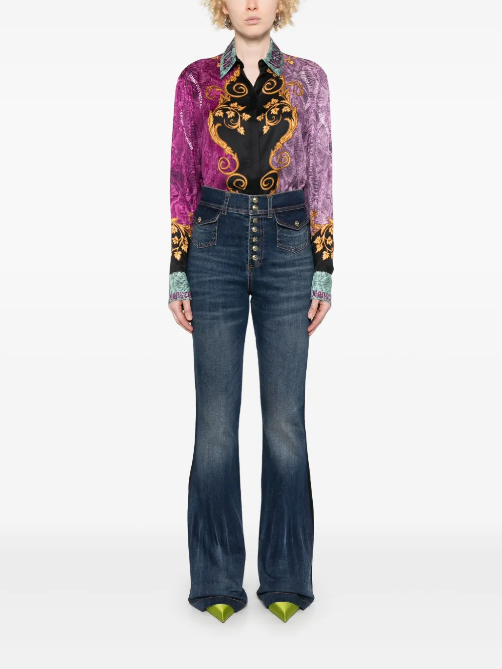 versacejeanscouture Versace Jeans Couture Flared jeans - Blauw