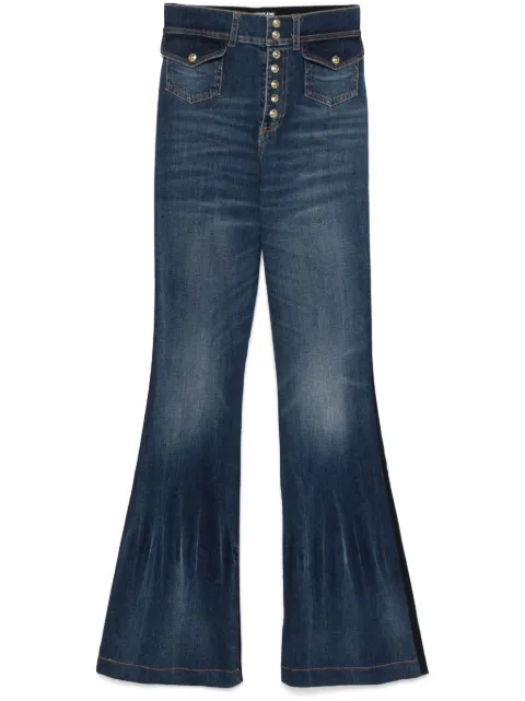 Versace Jeans Couture panelled flared jeans Women