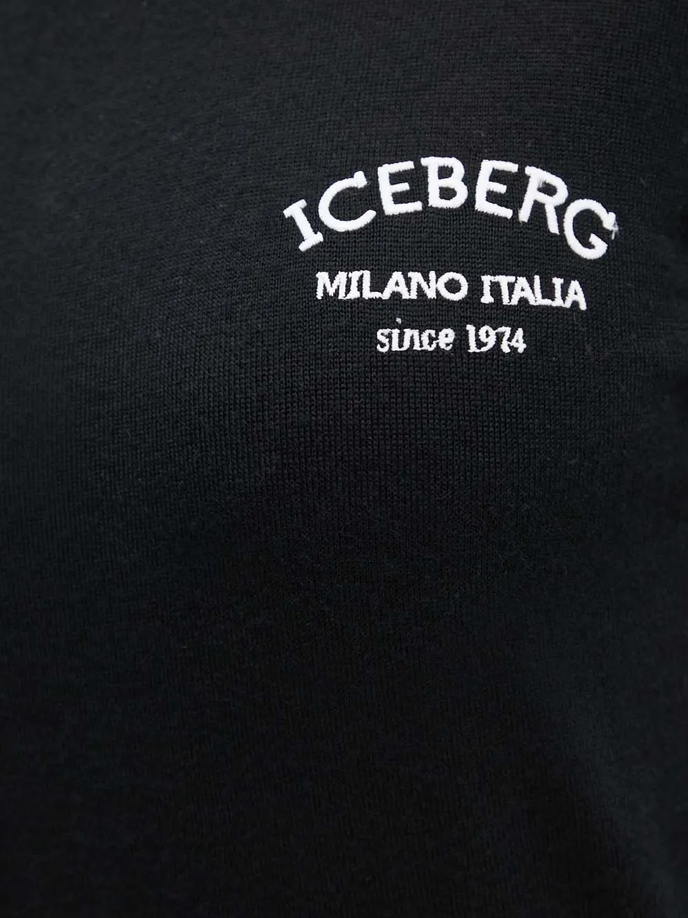 Iceberg Coltrui met logodetail Zwart