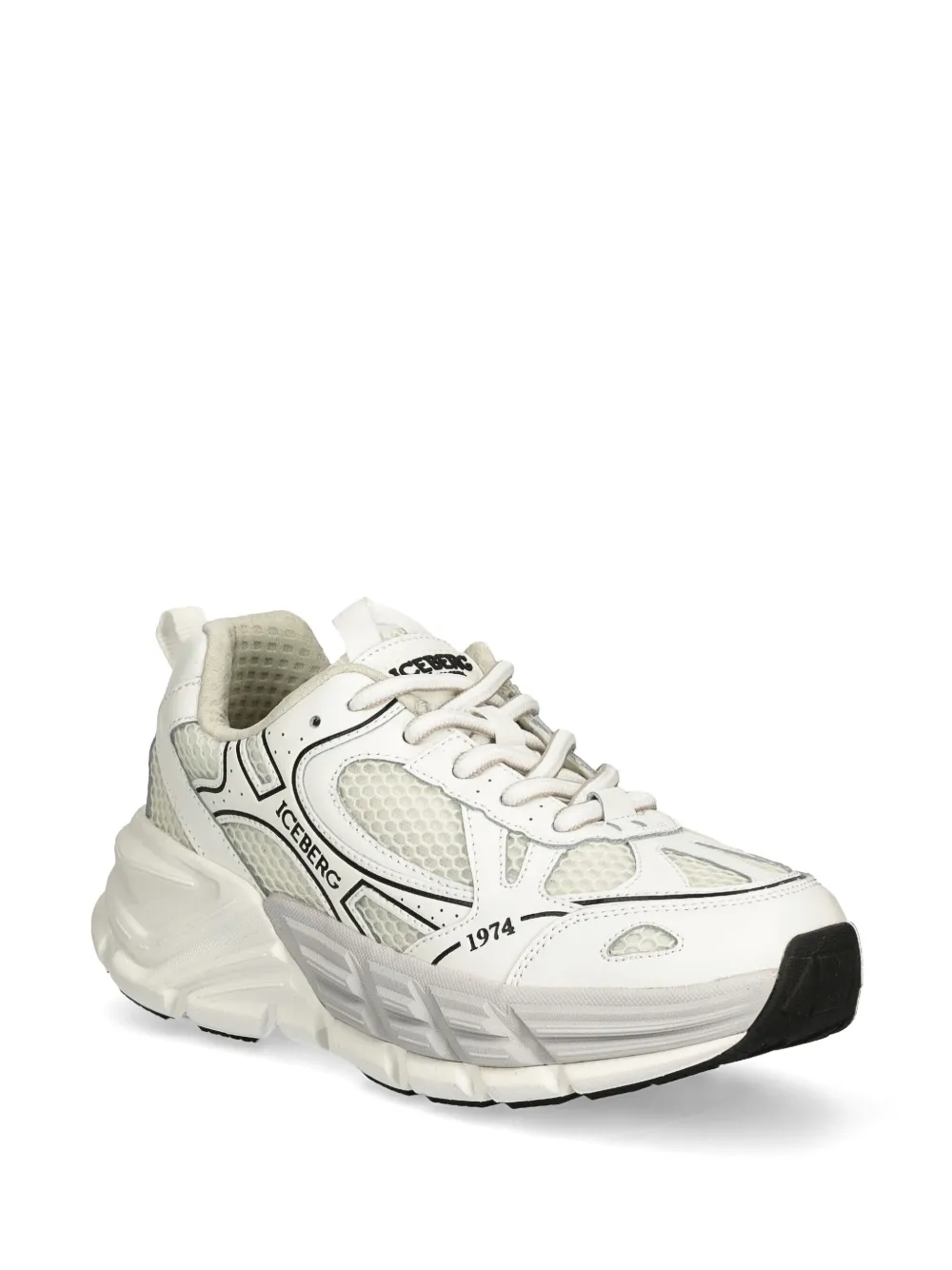 Iceberg Sneakers met vlakken - Wit