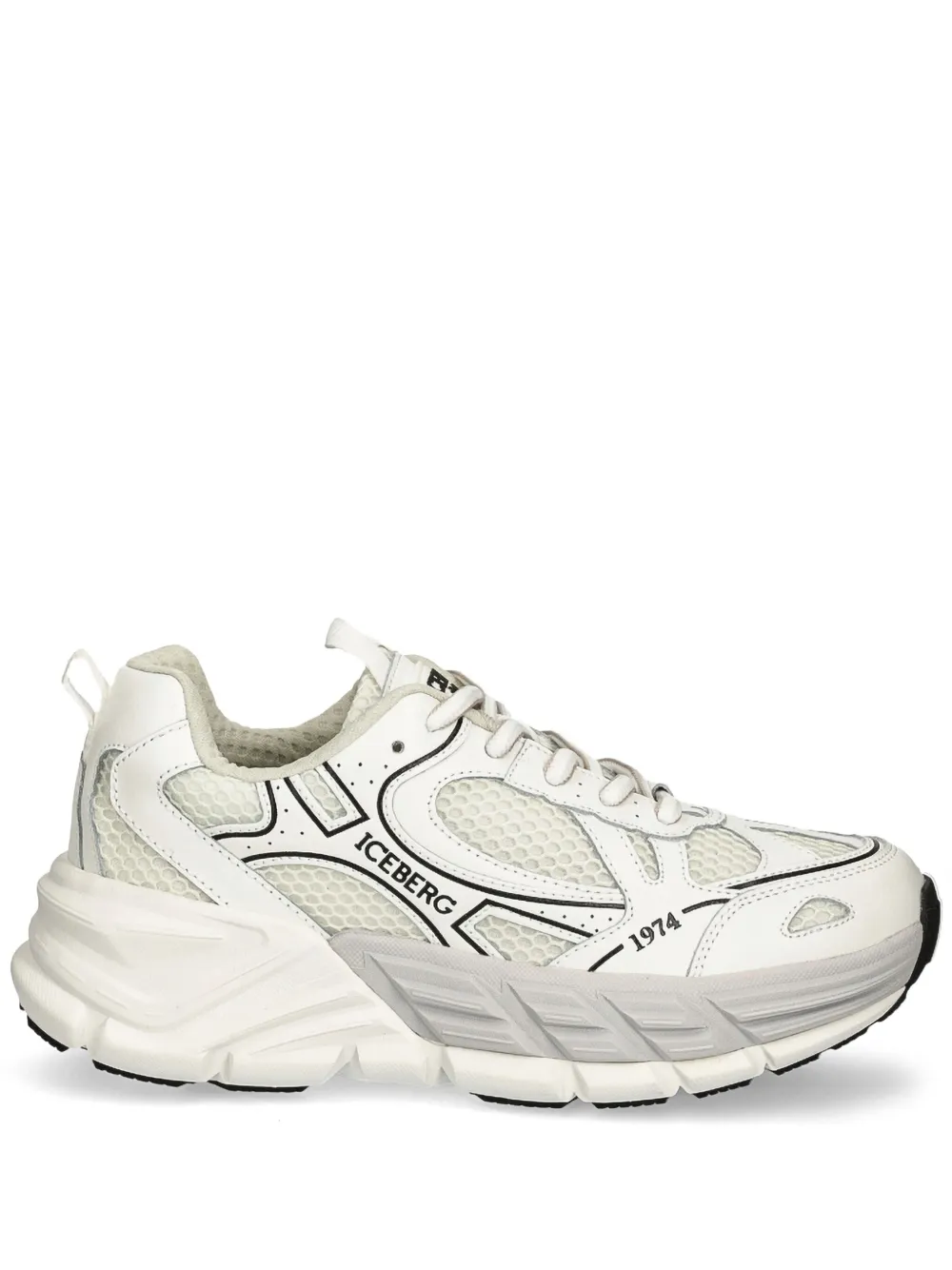 Iceberg Sneakers met vlakken Wit