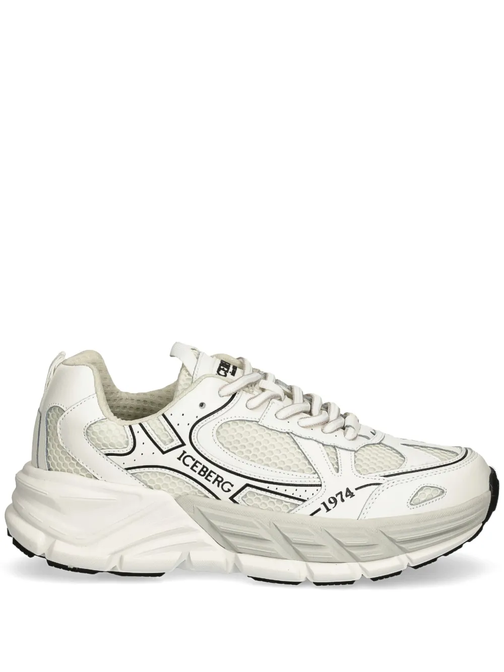 Iceberg Sneakers met vlakken Wit