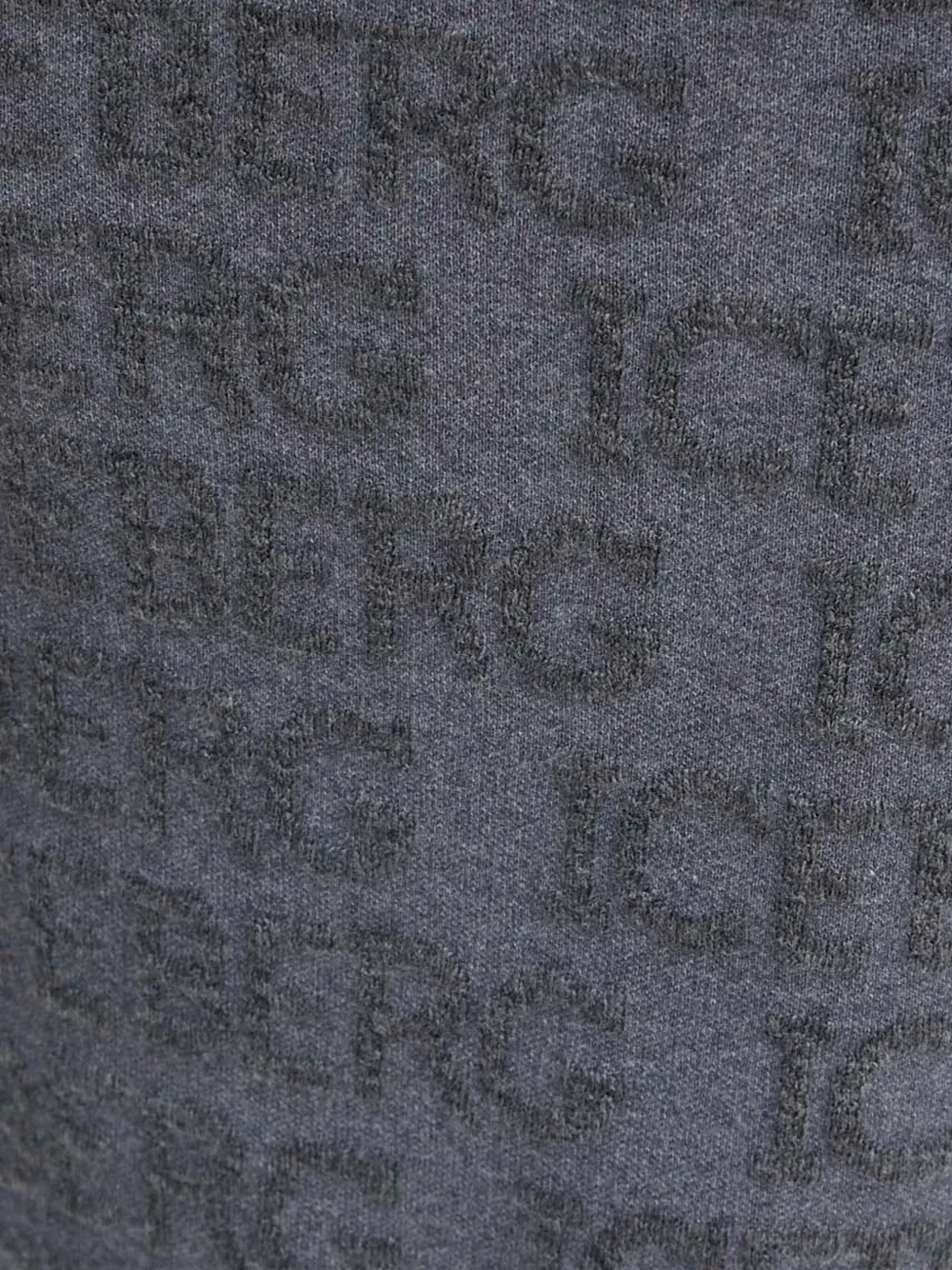 Iceberg Logo-jacquard Midi Skirt In Gray