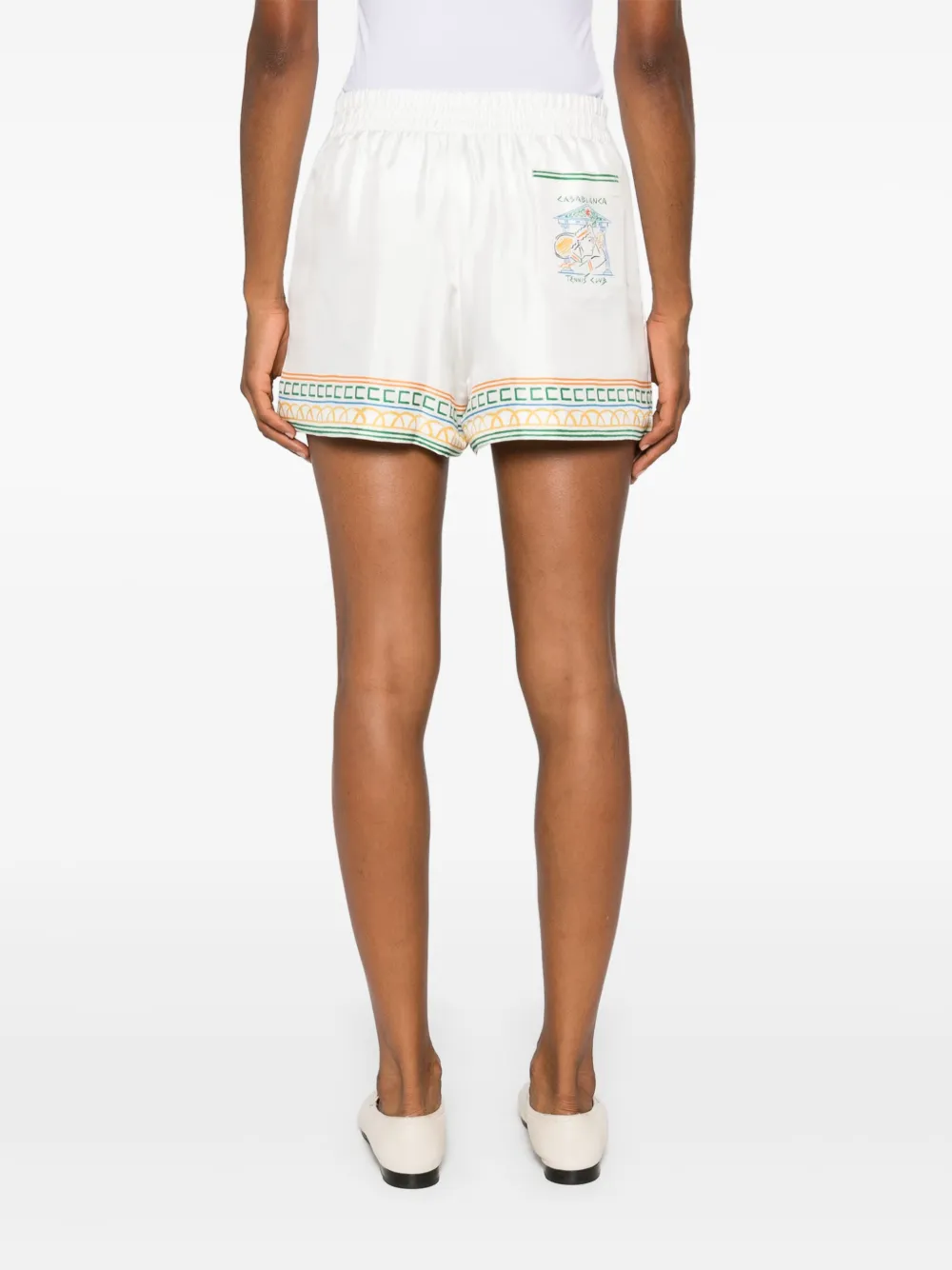 Casablanca Crayon Temple Tennis shorts Wit