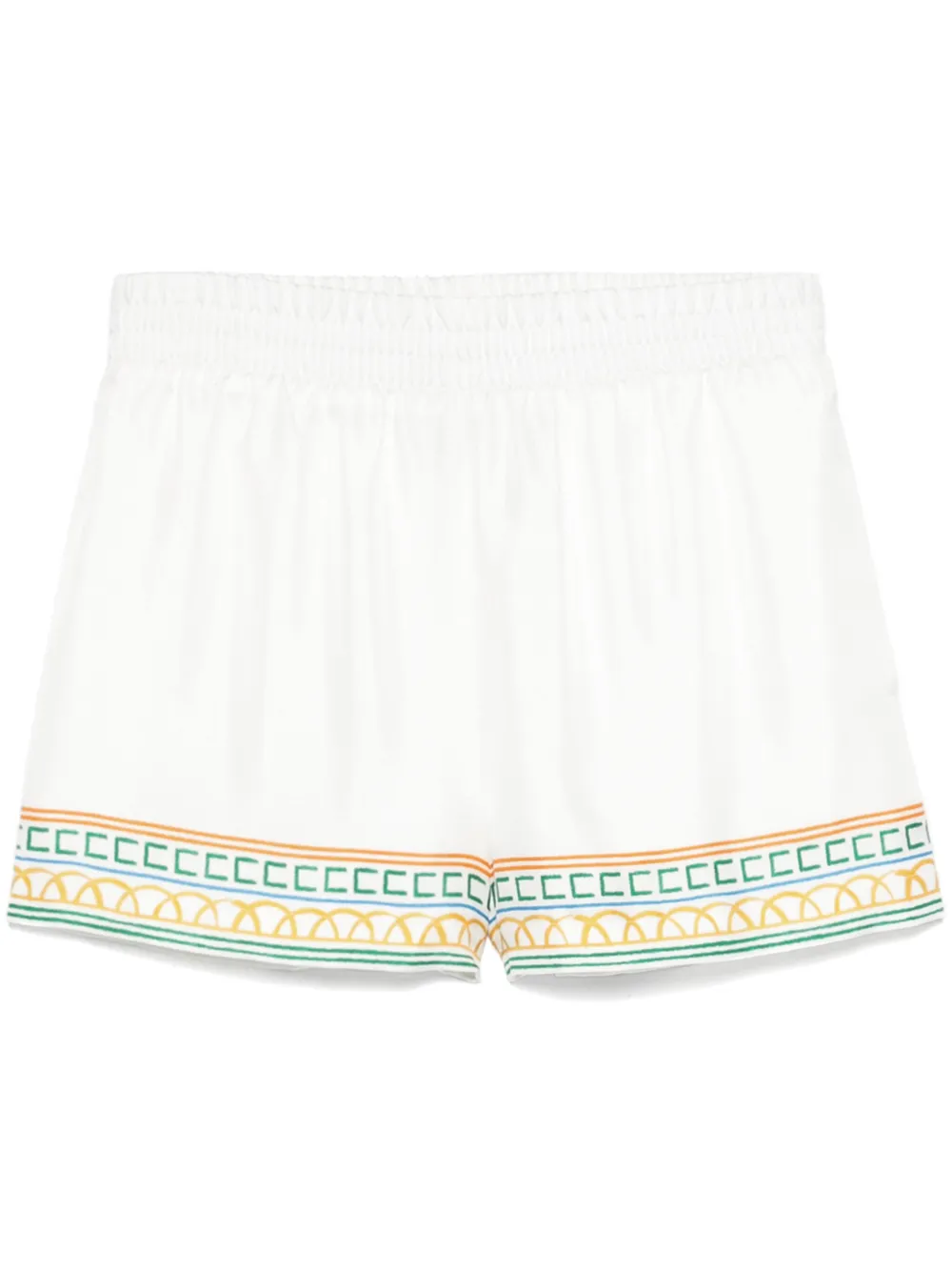 Casablanca Crayon Temple Tennis shorts - White