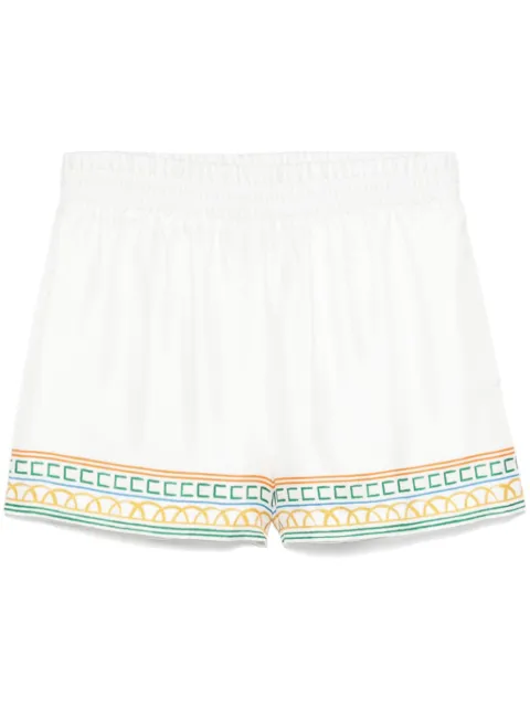 Casablanca Crayon Temple Tennis shorts