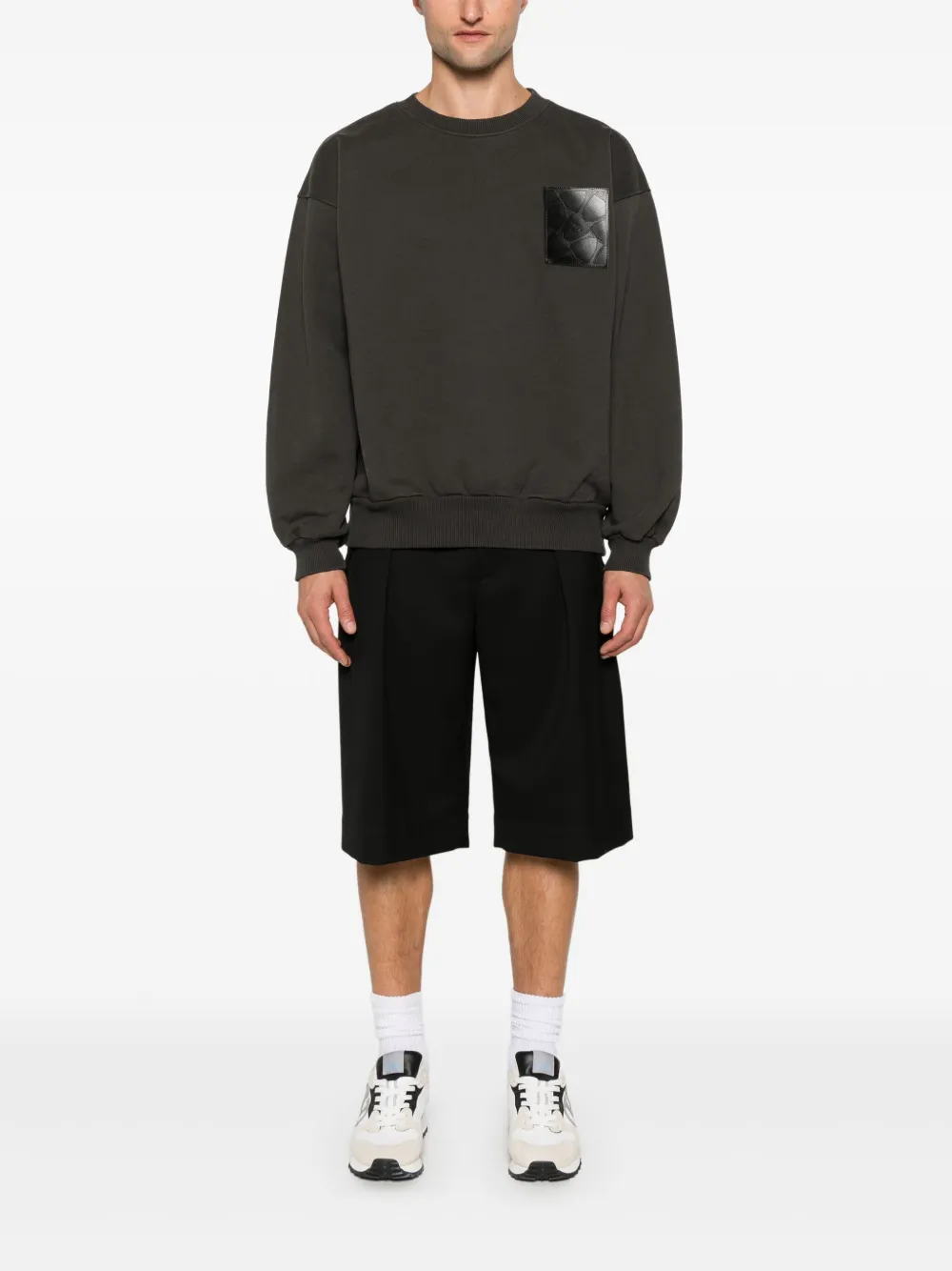 Philippe Model Paris Trui met logopatch - Grijs