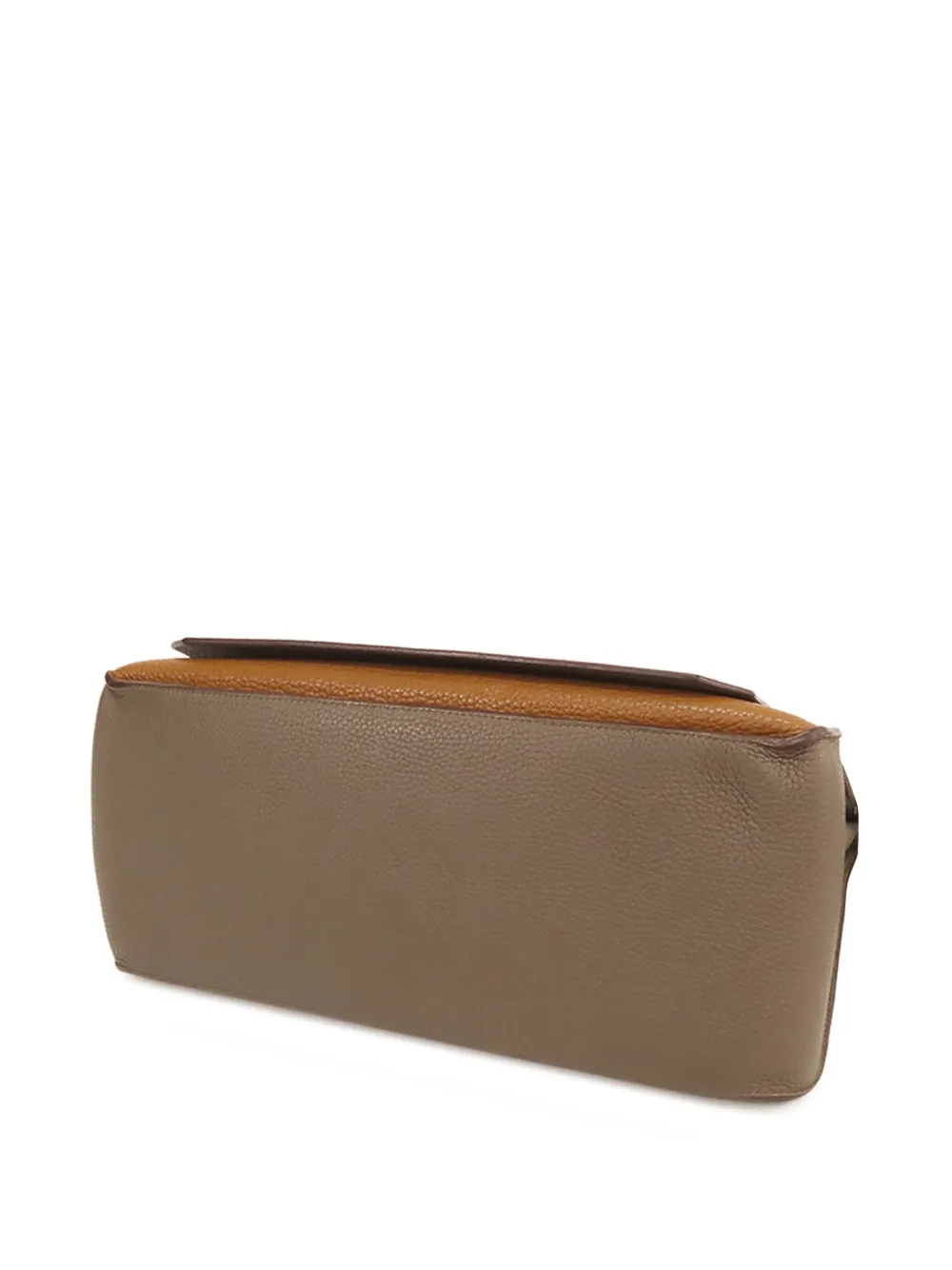 Hermès Pre-Owned 2012 Bicolor Clemence Jypsiere 37 crossbody bag - Bruin