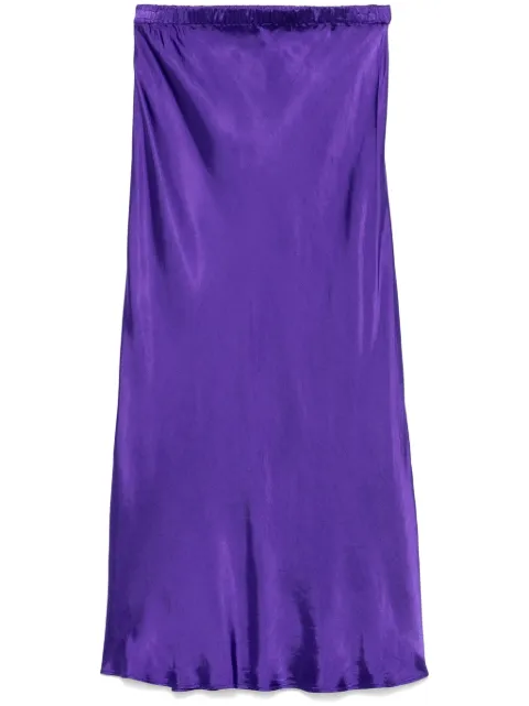 ASPESI satin midi skirt