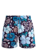 Vilebrequin Tropical Turtles-print swim shorts - 605 MIDNIGHT/BLUE