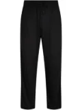 Vilebrequin logo-patch track pants - Black
