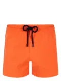 Vilebrequin logo-patch swim shorts - Orange