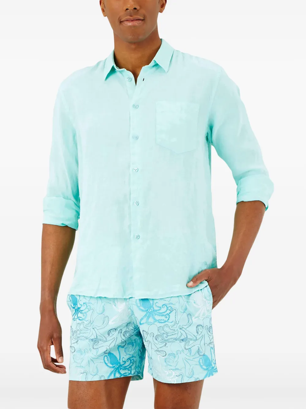Vilebrequin linen shirt - Blauw