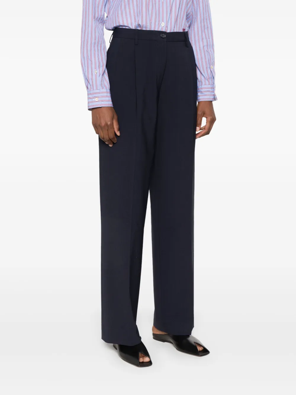 ASPESI Pantalon Blauw