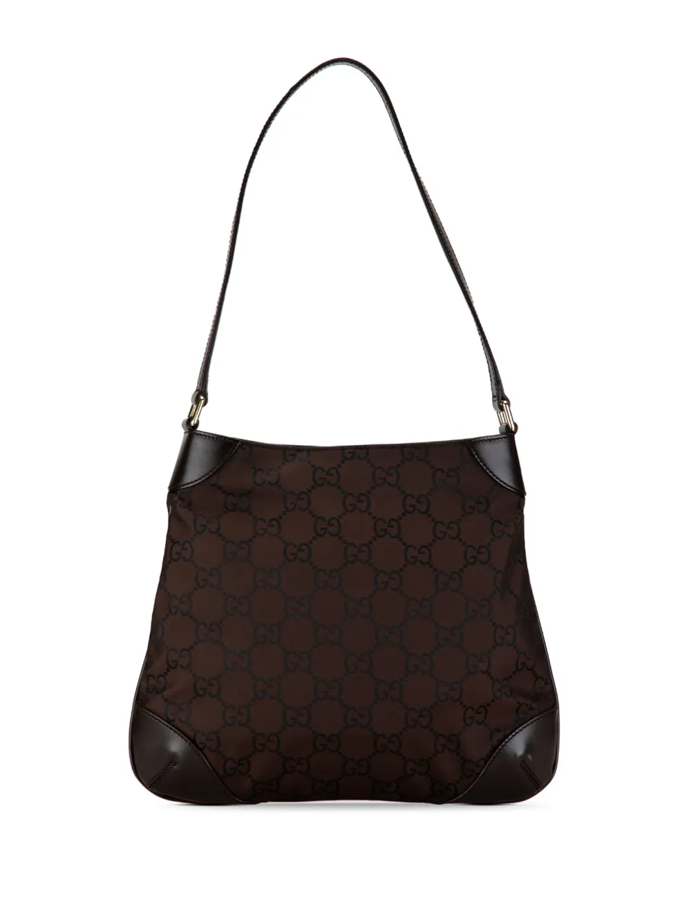 Gucci Pre-Owned 2000-2015 GG Nylon hobo bag - Bruin