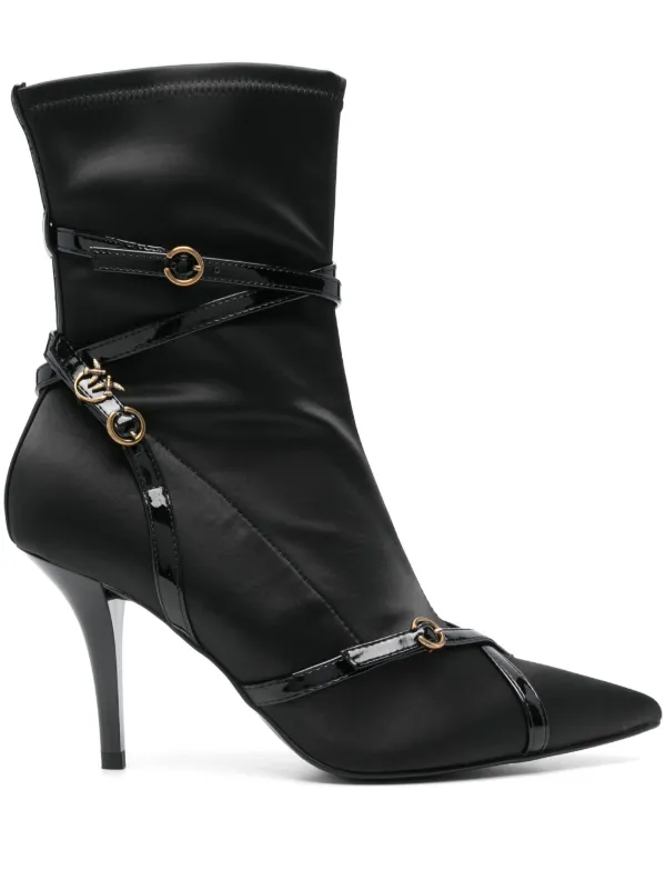 Satin ankle boots sales