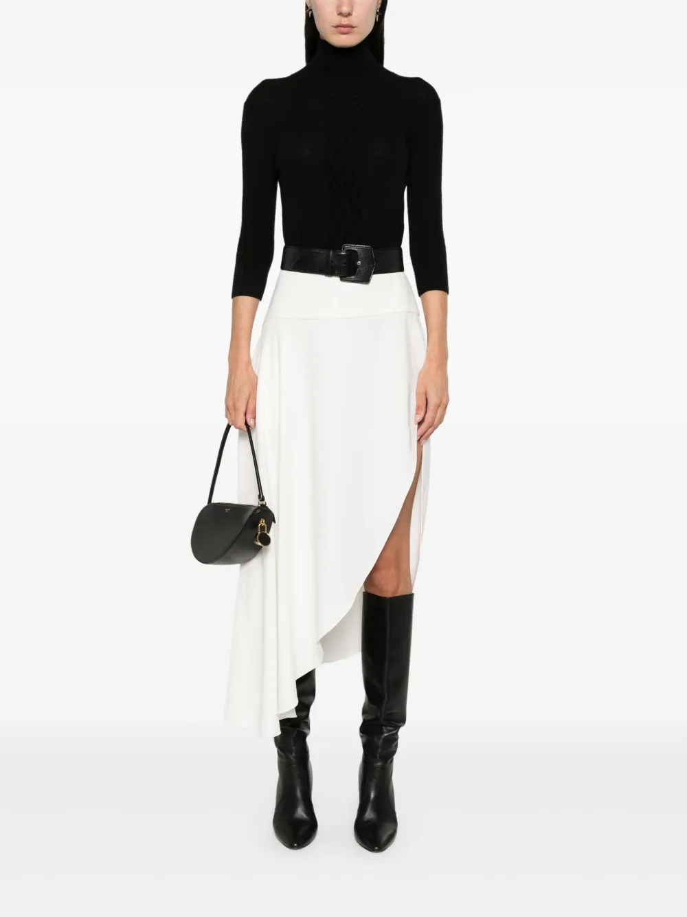 Ermanno Scervino Trui met geknoopt detail - Zwart
