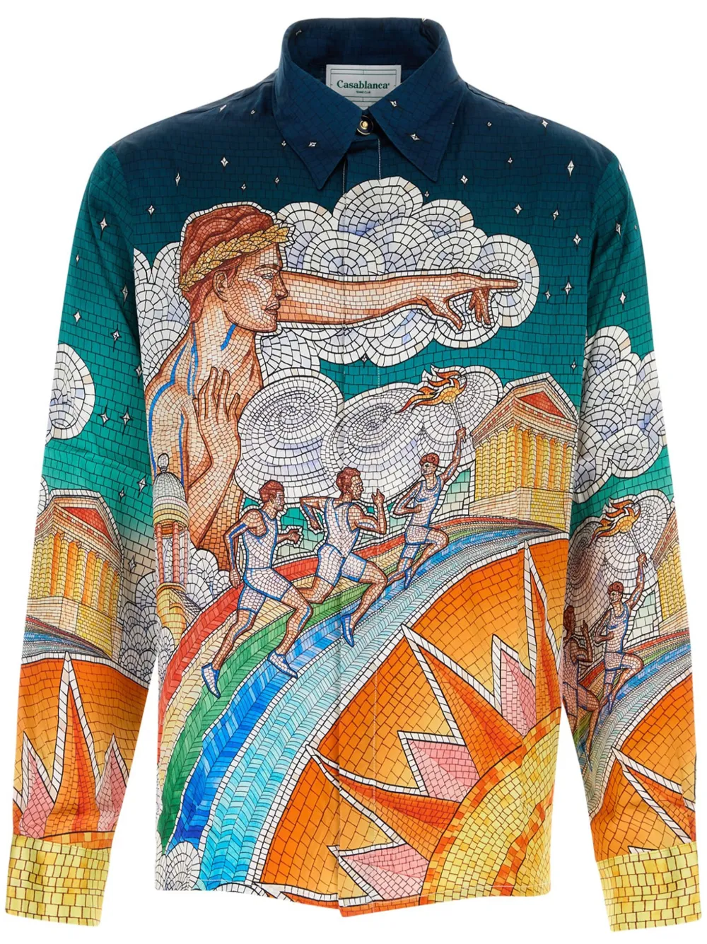 Casablanca Les Jeux de L'Univers shirt Blauw