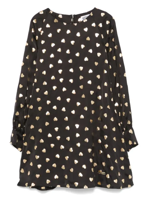 Moschino Kids فستان بطبعة قلب