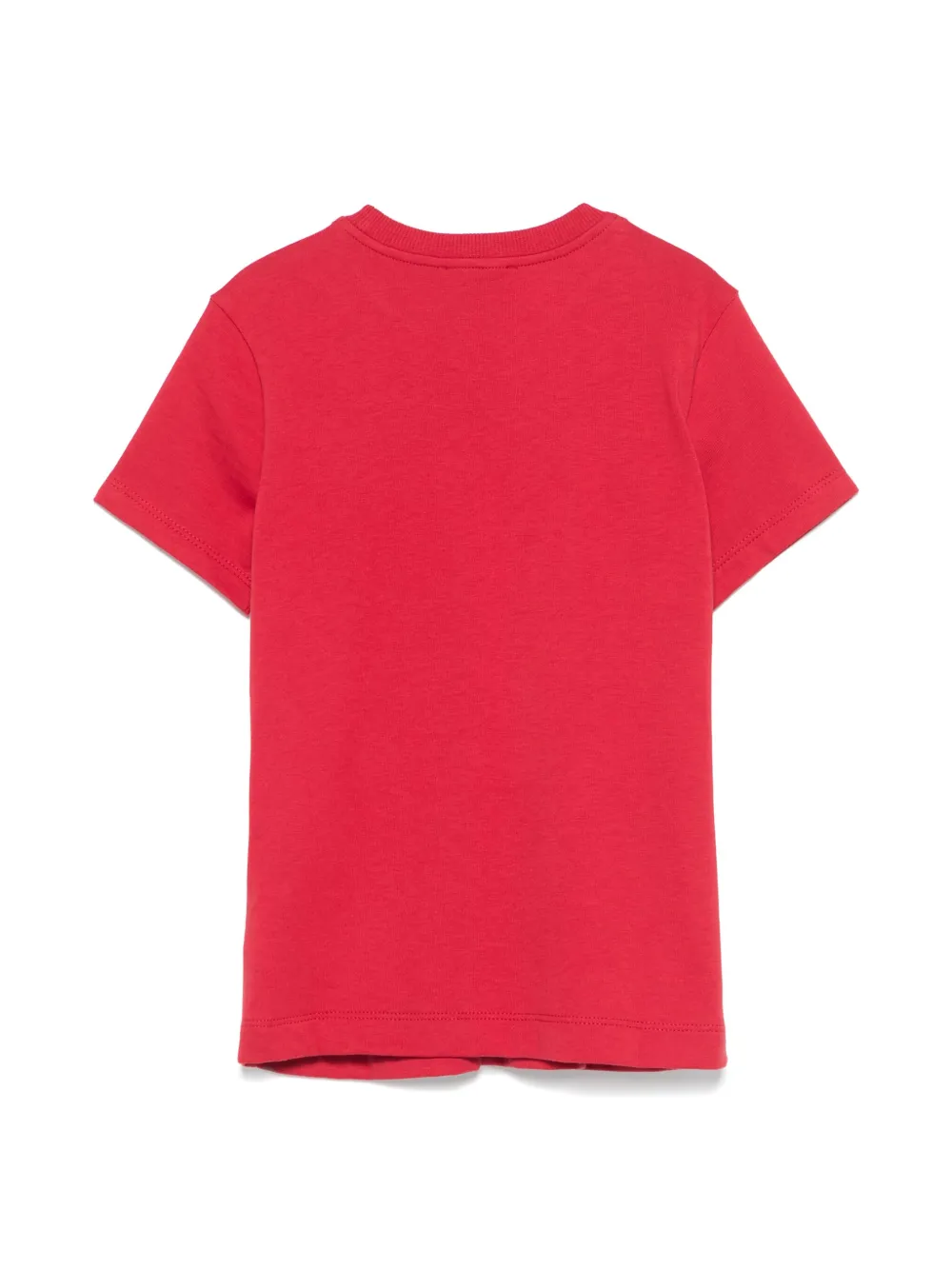 Moschino Kids T-shirt met logoprint - Rood