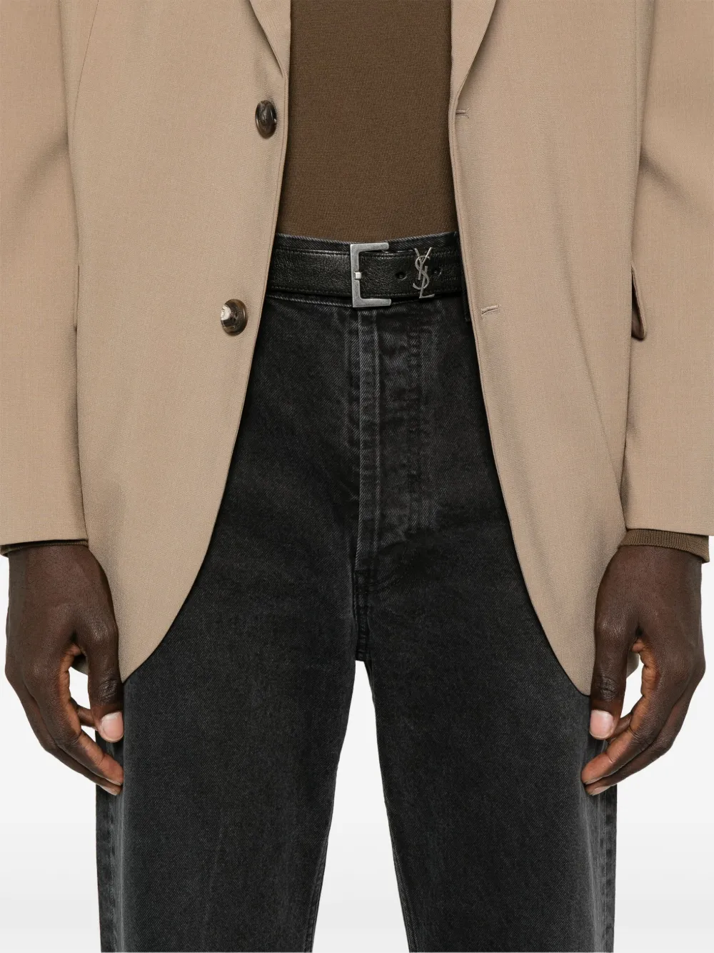 Saint Laurent Straight jeans Zwart