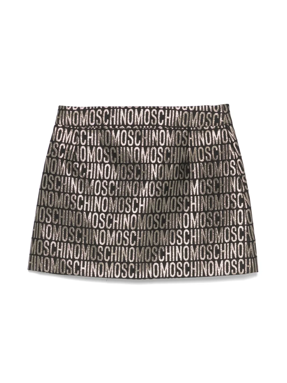 Moschino Kids Rok met logo-jacquard - Zwart