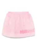 Moschino Kids faux-fur skirt - Pink
