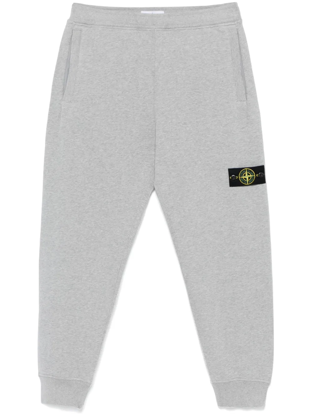 Stone Island Compass badge Track Pants Grey FARFETCH