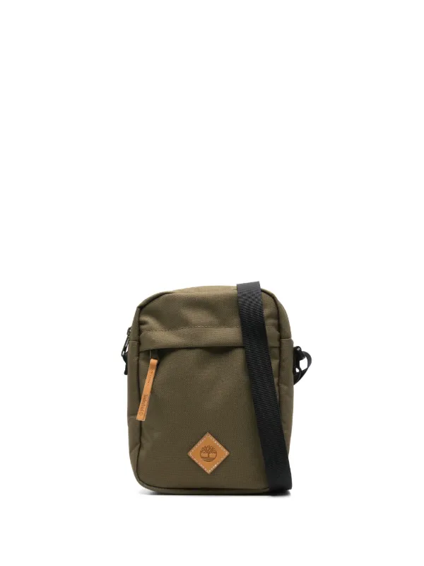 Timberland Sacoche a Patch Logo Vert FARFETCH CM