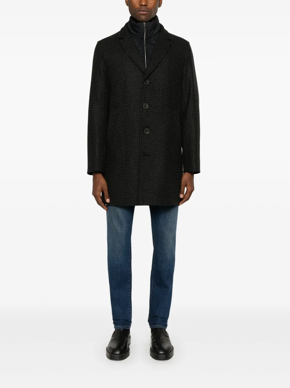 Herno panelled coat | Single Breasted Coats | Image 2