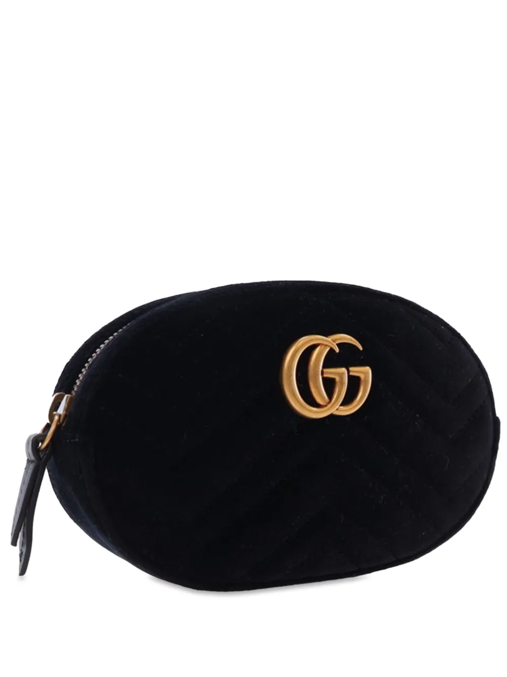 Gucci blue velvet belt bag best sale