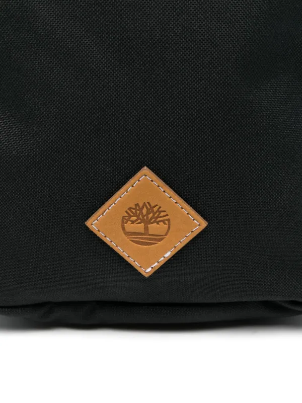 Timberland logo patch Messenger Bag Black FARFETCH AE