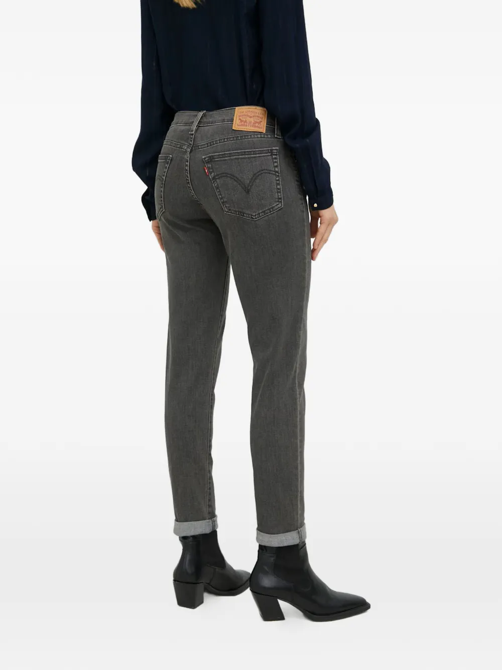 Levi's Mid waist jeans Zwart