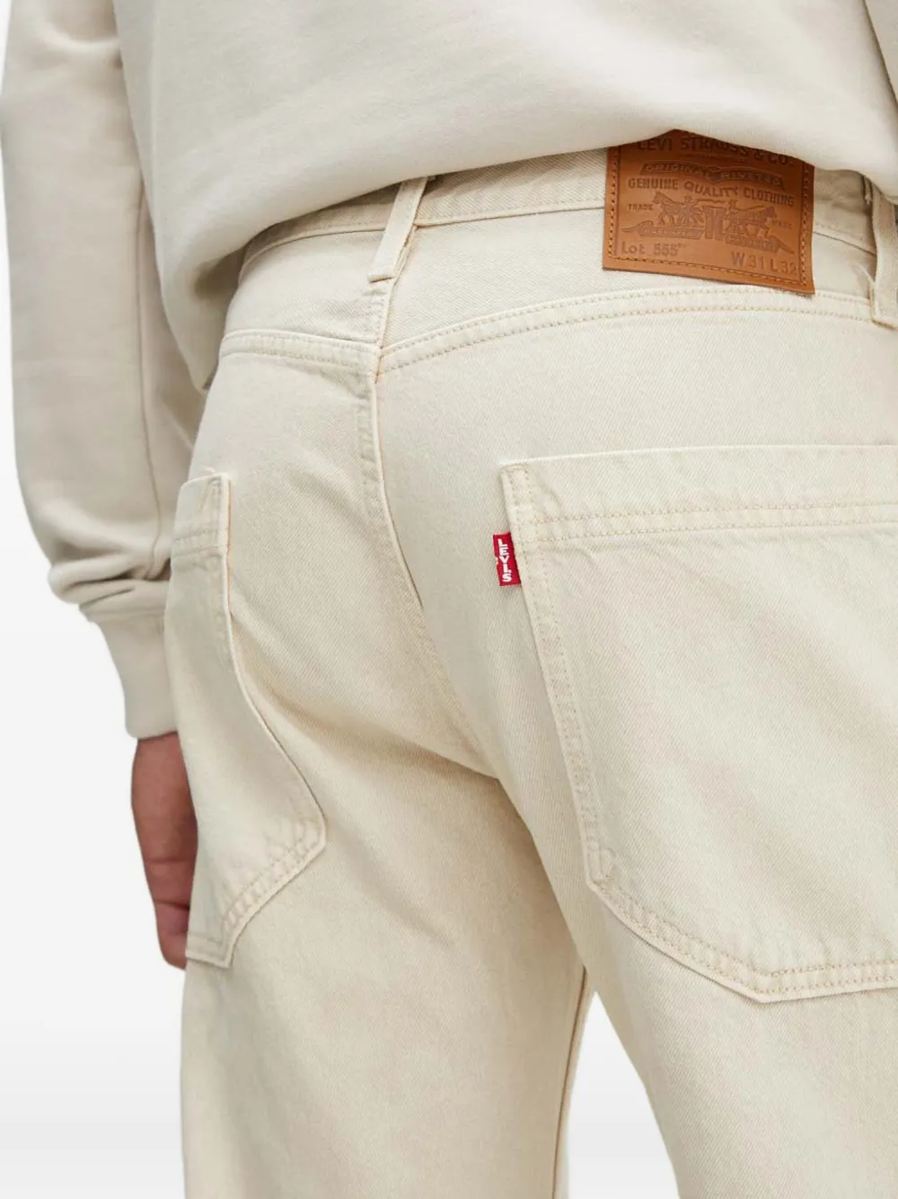 Levi's 555™ jeans met opgestikte zak Wit