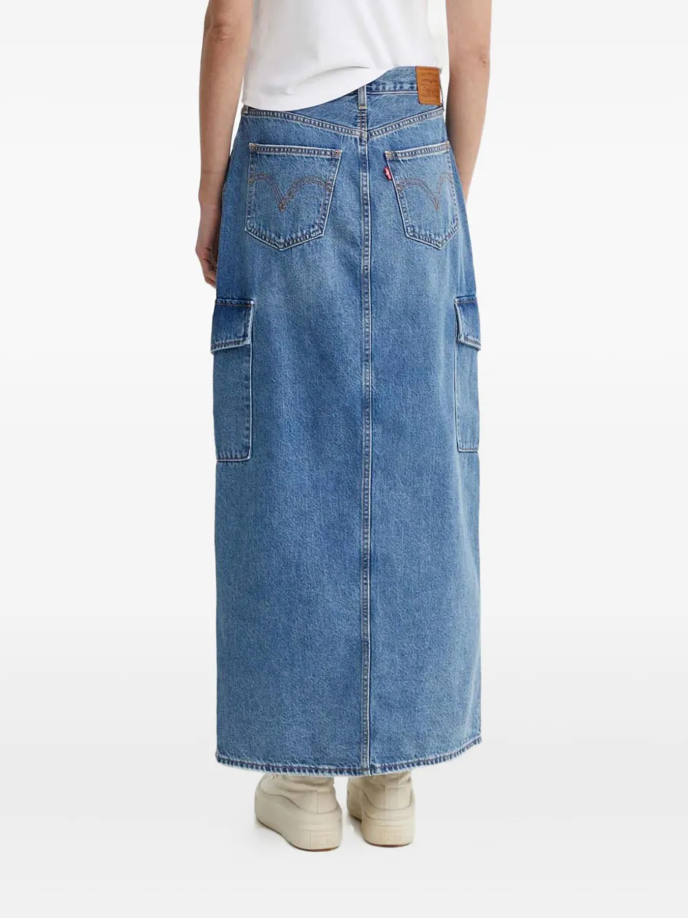 Levi's Rok met cargo zak Blauw